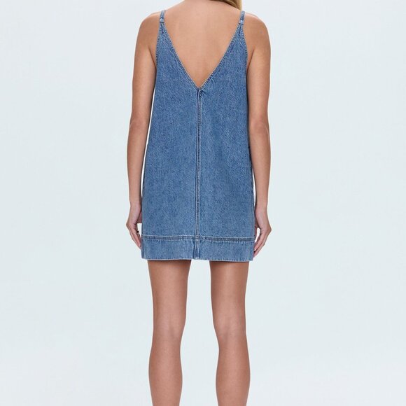 Pistola Denim Tavi Dress with Spaghetti Straps NWT - Picture 4 of 4